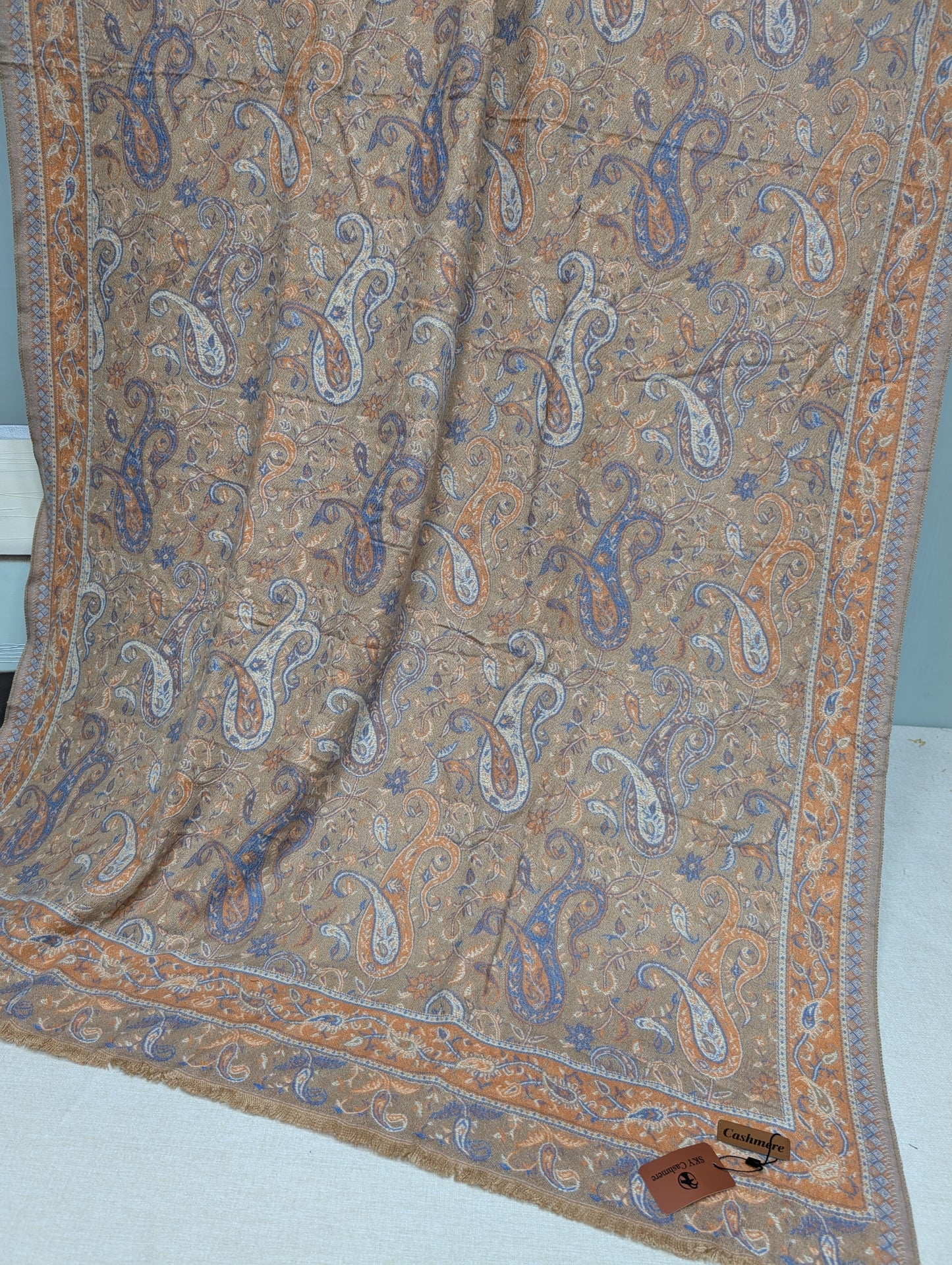 Chiffon Dupatta Aar Work Full Embroidered Large Size | Black