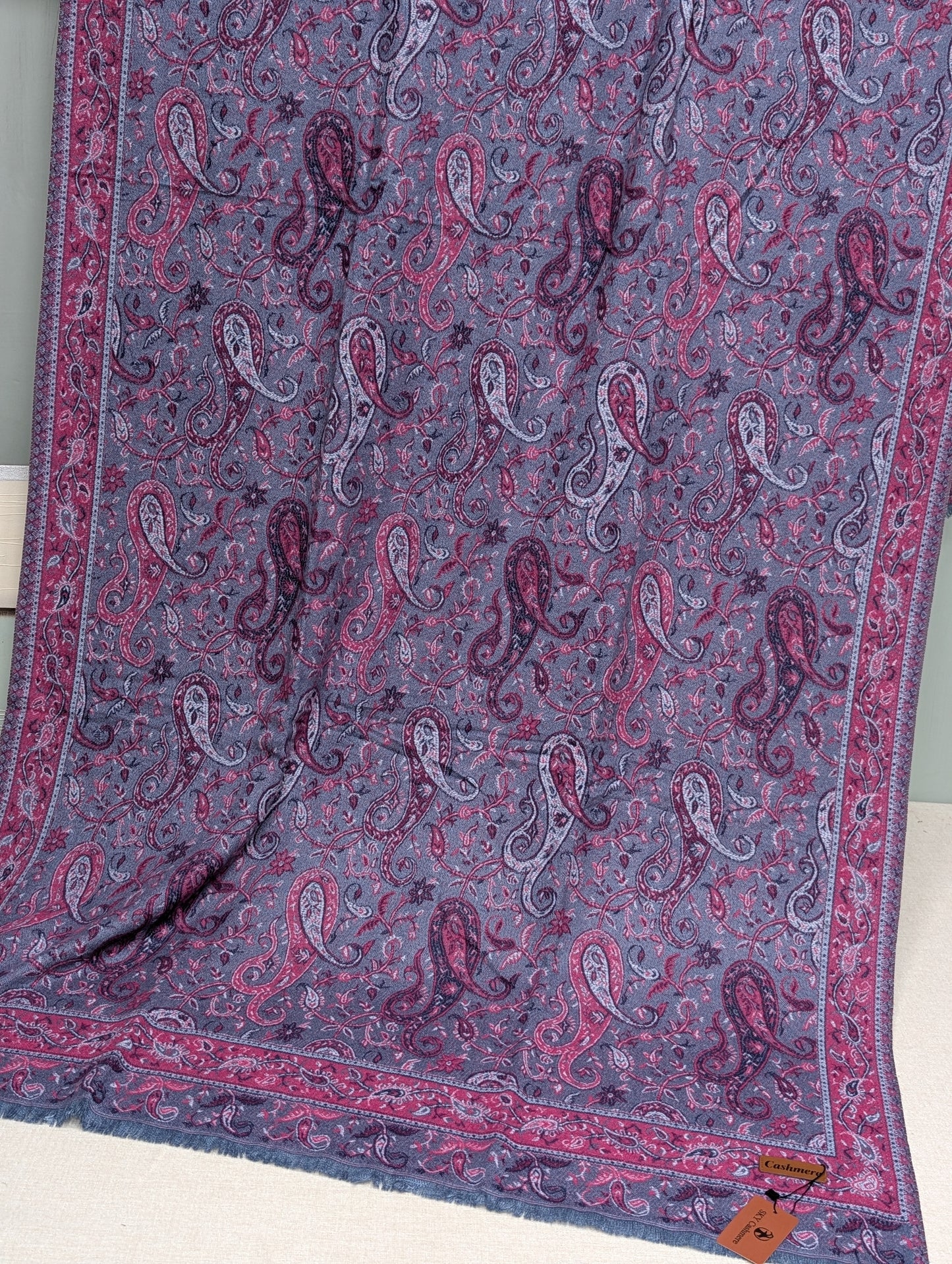 Chiffon Dupatta Aar Work Full Embroidered Large Size | Black